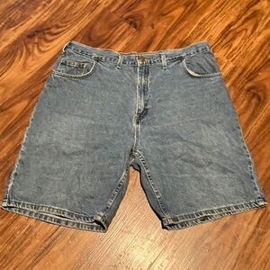 Classic Blue Denim Jean Shorts for Men